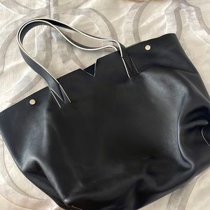 Leather Vince Tote